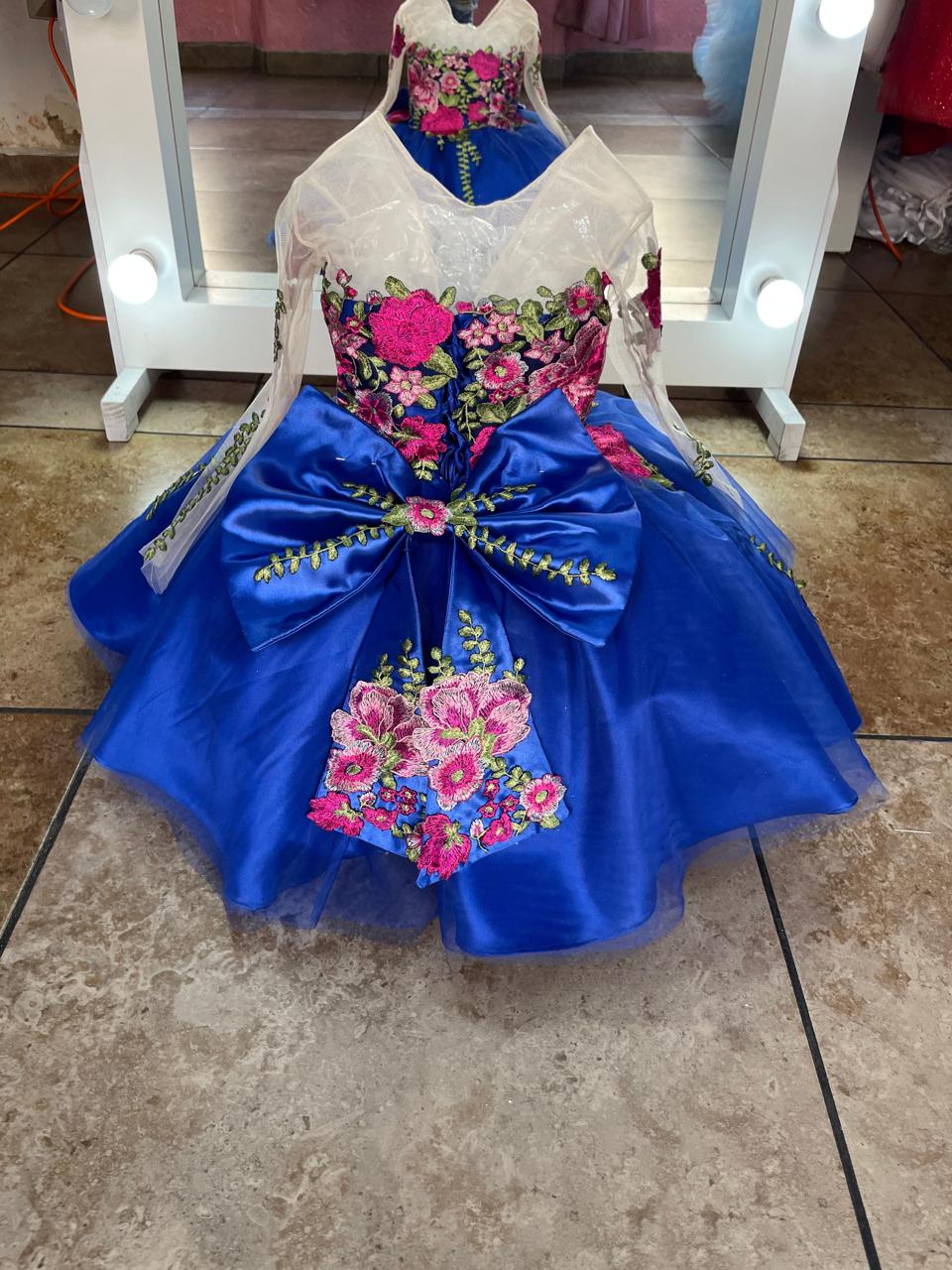 Vestido Mexicano Una Pieza