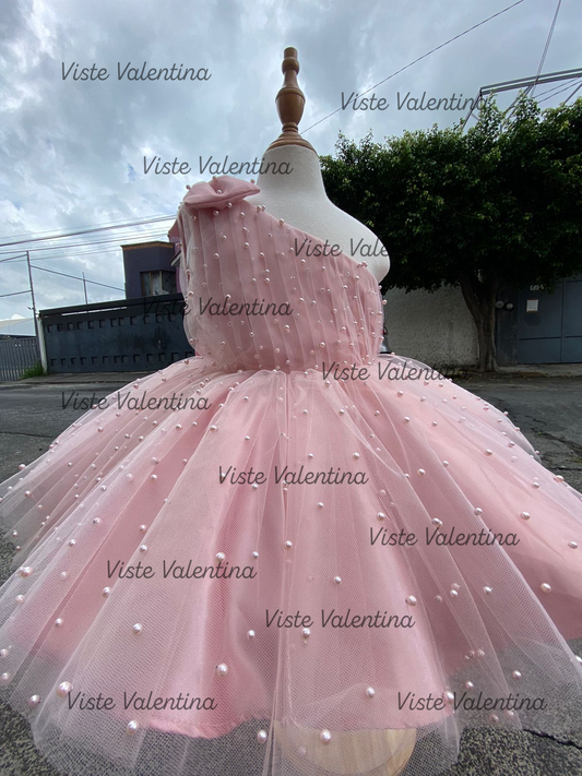 Vestido Coquette de perlas
