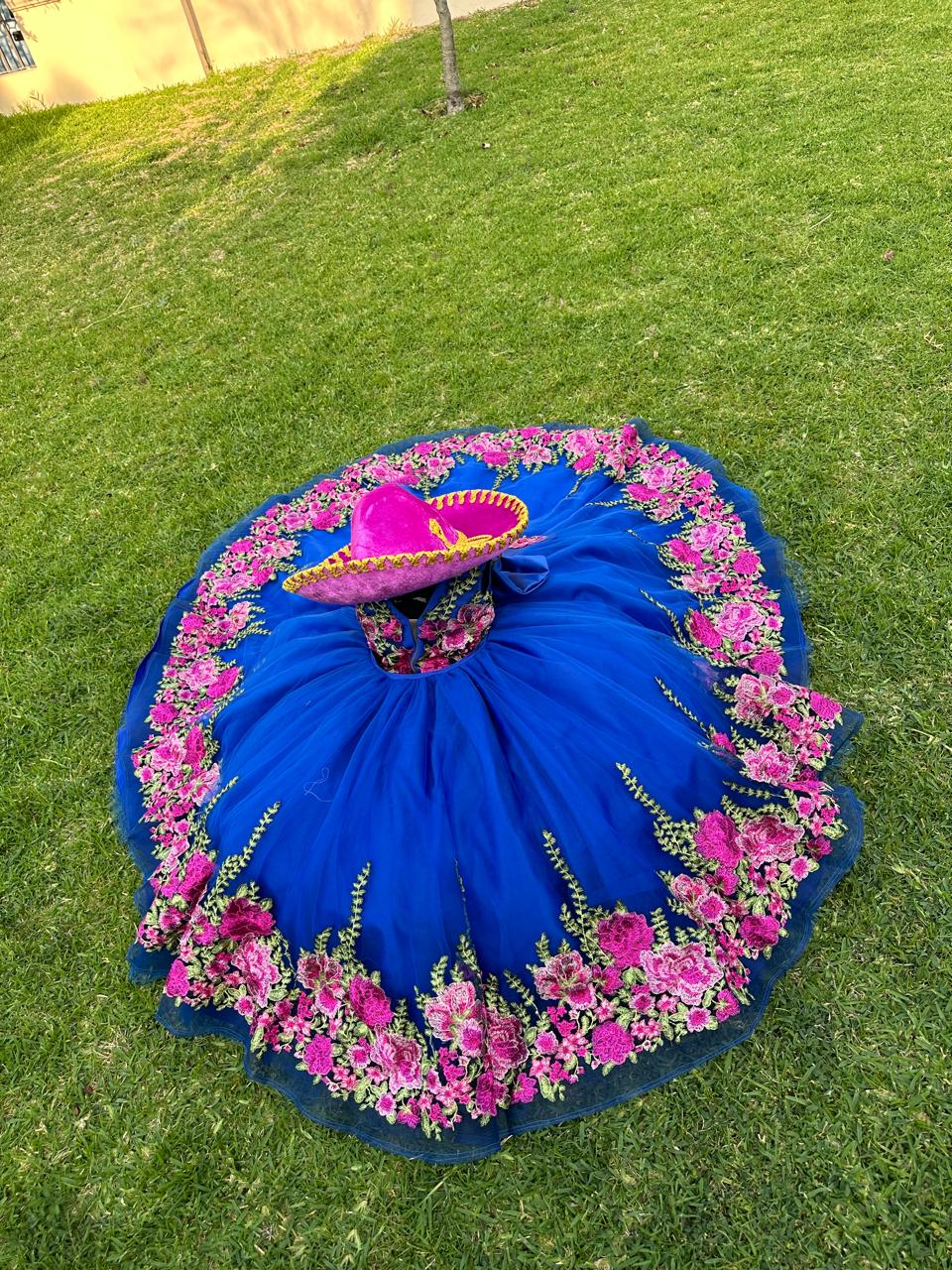 Vestido Mexicano Una Pieza